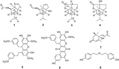 Four New Picrotoxane-Type Sesquiterpenes From Dendrobium nobile Lindl